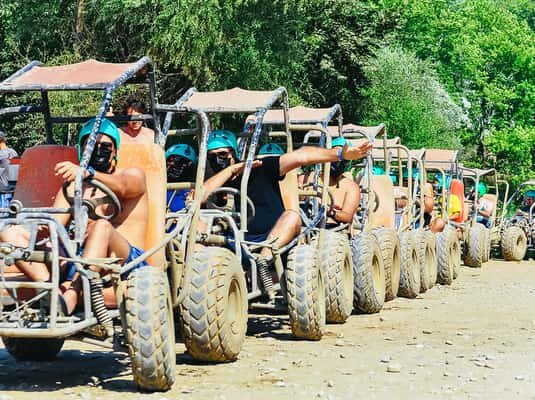 Antalya: Ziplining, Rafting, Jeep Tour & Quad Safari w/Lunch