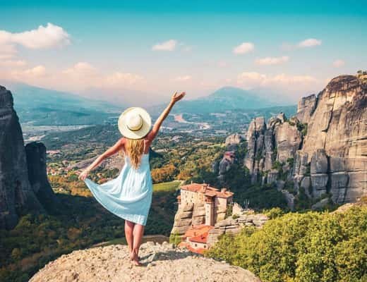 Athens to Meteora: Monasteries, Caves & Seaside Stopovers