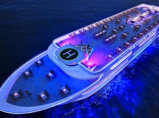 Bangkok: Luxury White Dinner Cruise Free Flow Beer and Wine