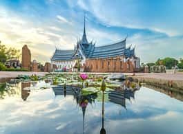 Bangkok: Samut Prakan Ancient City and Erawan Museum Ticket side 1