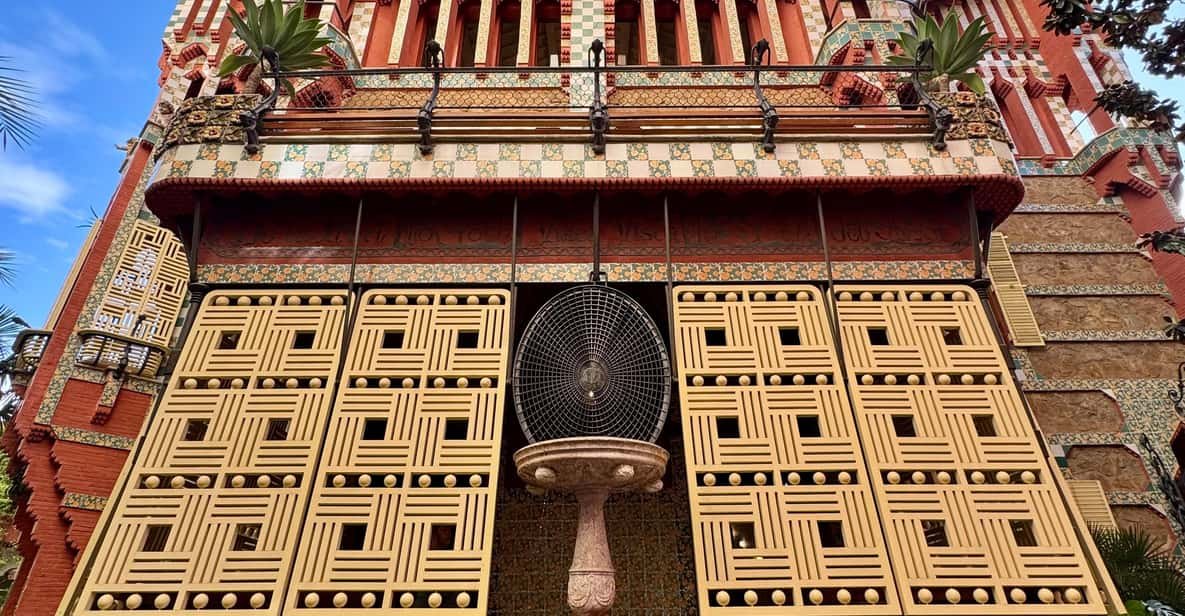 Barcelona: Gaudi's Casa Vicens Skip-the-Line Entrance Ticket side 1