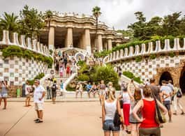 Barcelona: Park Güell Admission Ticket side 1