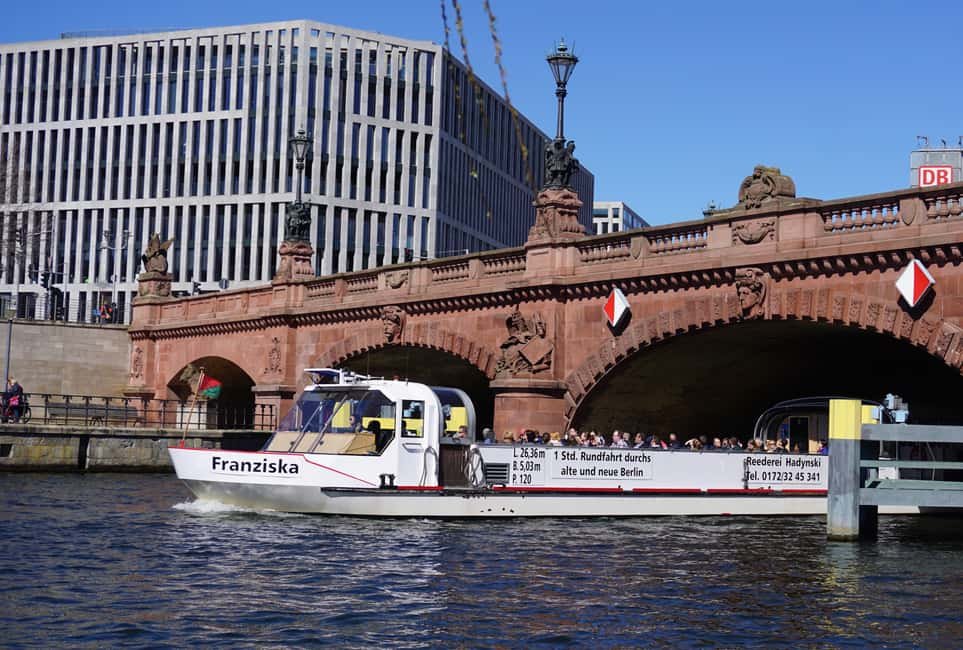 Berlin: 1-hr Boat Tour with Bilingual Live Guide (DE/EN) side 2