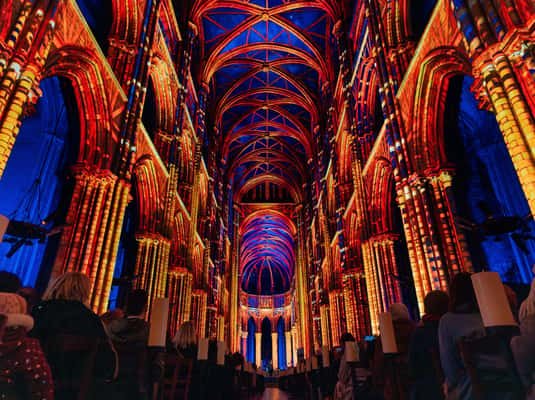 Brussels Cathedral: Immersive Sound and Light Show – Luminiscence
