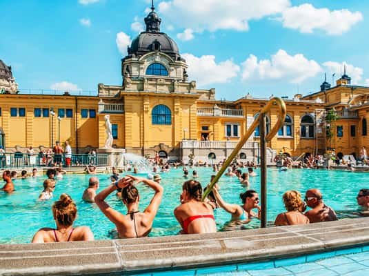 Budapest: Széchenyi Spa Day Ticket with Optional Upgrades