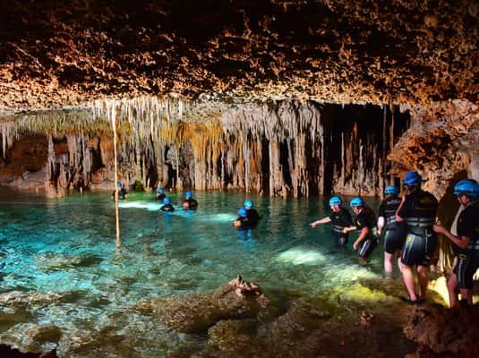 Cancun/Playa del Carmen: Tickets to Rio Secreto and Lunch
