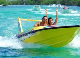 Cancun: Speedboat Mangrove Jungle & Snorkel Tour side 1