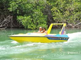 Cancun: Speedboat Mangrove Jungle & Snorkel Tour side 2