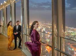 Dubai: Burj Khalifa VIP Experience Level 152 Lounge Access side 1