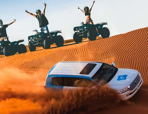 Dubai: Desert Safari, Quad Bike, Camel Ride & Al Khayma Camp