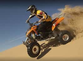 Dubai: Desert Safari, Quad Bike, Camel Ride and Sandboarding side 1