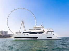 Dubai: The Luxury Yacht Tour with Live BBQ Option and Drinks side 1