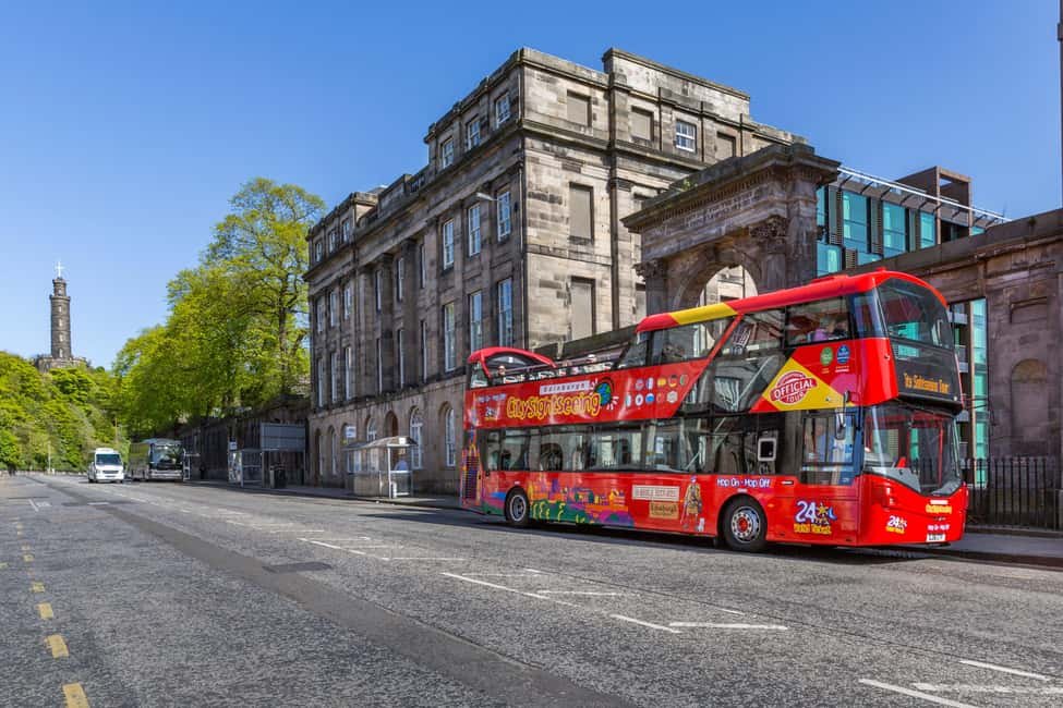 Edinburgh: City Sightseeing Hop-On Hop-Off Bus Tour side 1