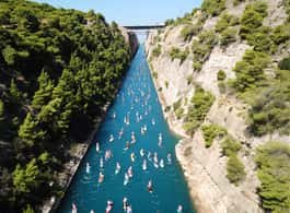 From Athens: Ancient Corinth Day Trip with Canal & VR Guide side 2