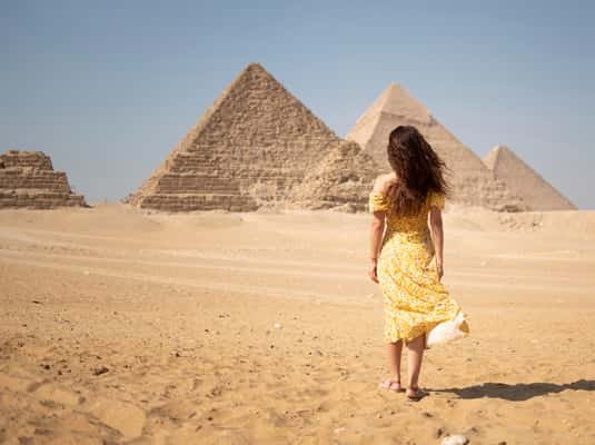 From Cairo: Half-Day Tour to Pyramids of Giza and the Sphinx