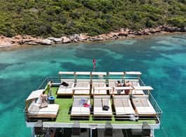 From Izmir: Full Day Boat Trip around Cesme with BBQ Lunch side 2