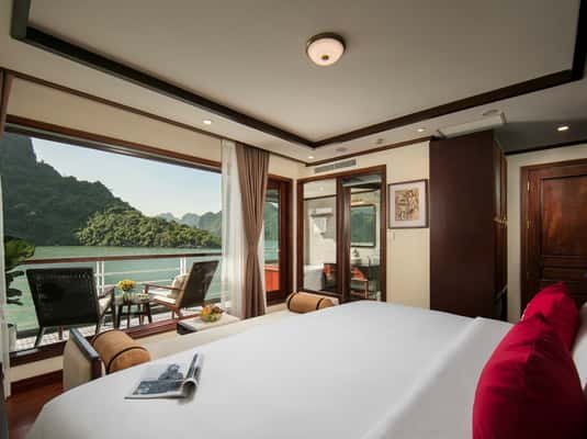 Hanoi: 2-Day Lan Ha & Halong Bay 5 Stars Cruise with Balcony
