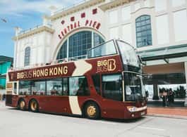Hong Kong: Big Bus Hop-On Hop-Off Tour & Optional Peak Tram side 1