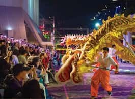 Hong Kong: Chinese New Year Tour with Parade Show and Dinner side 1