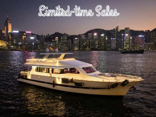 Hong Kong: Victoria Harbour Evening Cruise with Drinks