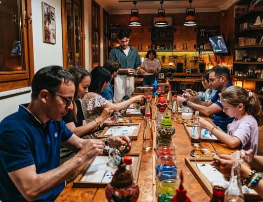 Istanbul: Original Turkish Mosaic Lamp Workshop with Snacks